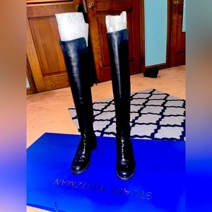 5050 Leather Over-the-Knee Boots
